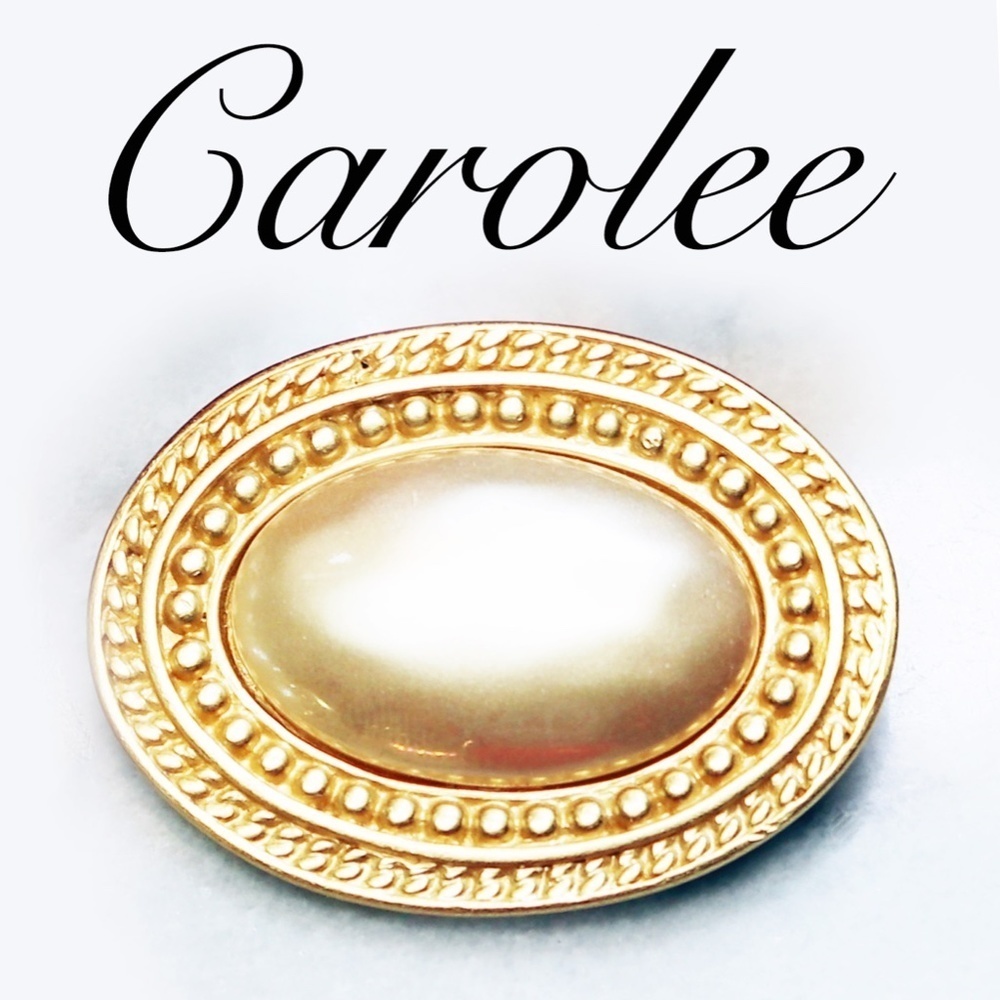 Vintage Carolee Pearl Brooch